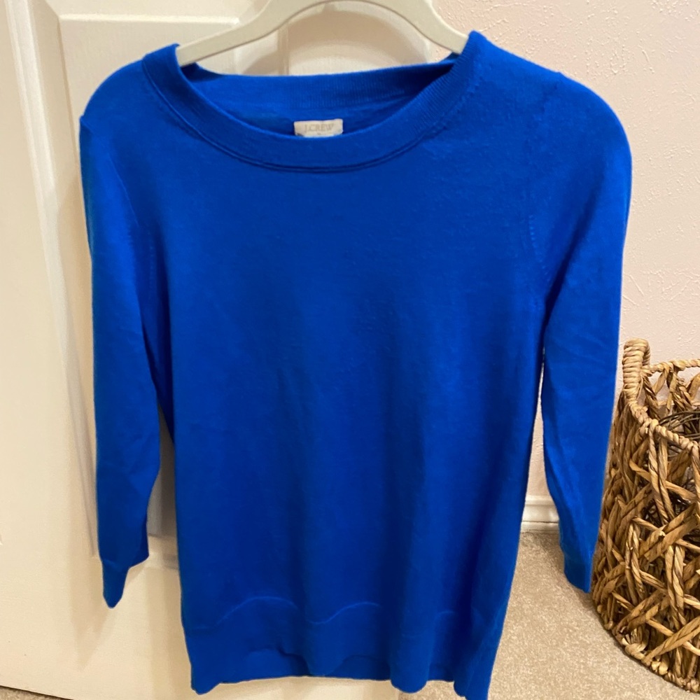J Crew Blue Sweater